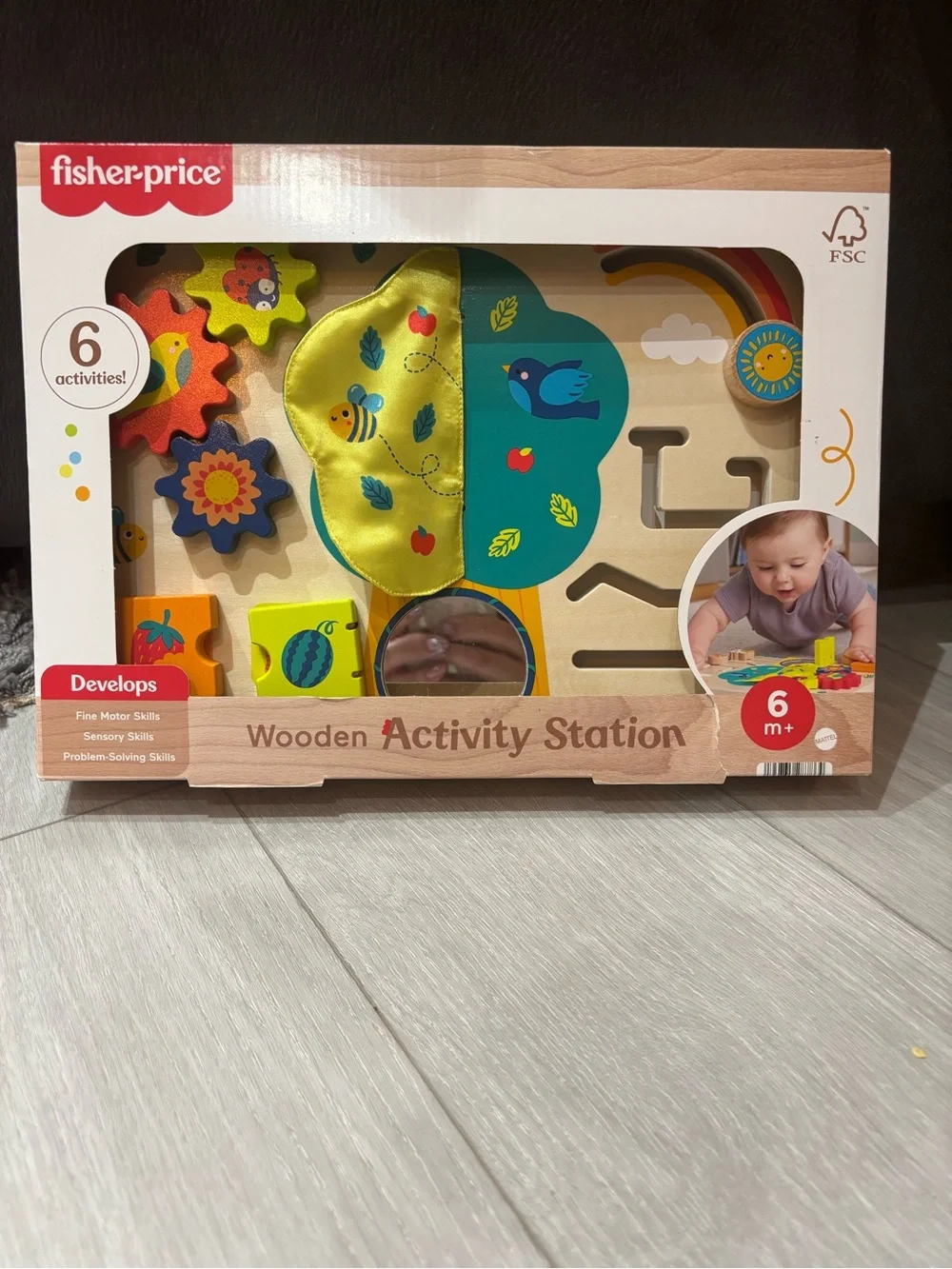 Set of Fisher Price Wooden Baby Toys (2)